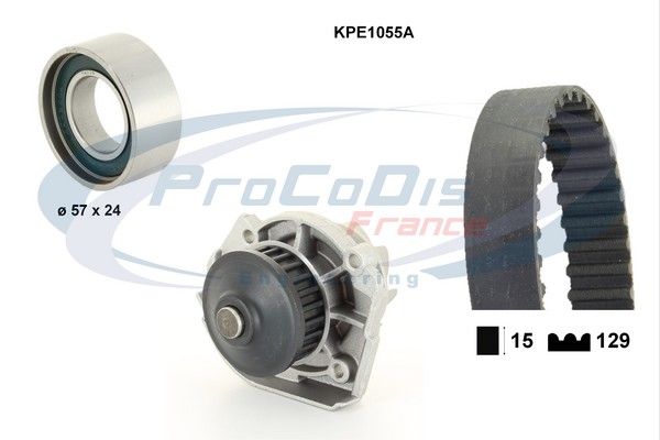 PROCODIS FRANCE Водяной насос + комплект зубчатого ремня KPE1055A